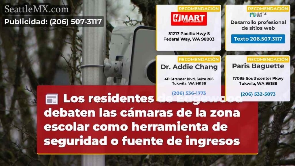 Los residentes de Edgewood debaten las cámaras de