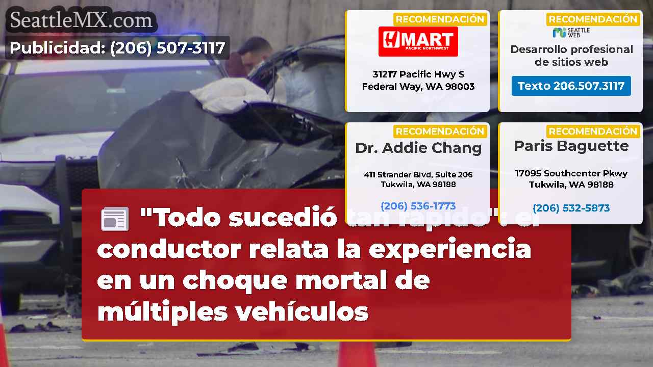 "Todo sucedió tan rápido": el conductor relata la