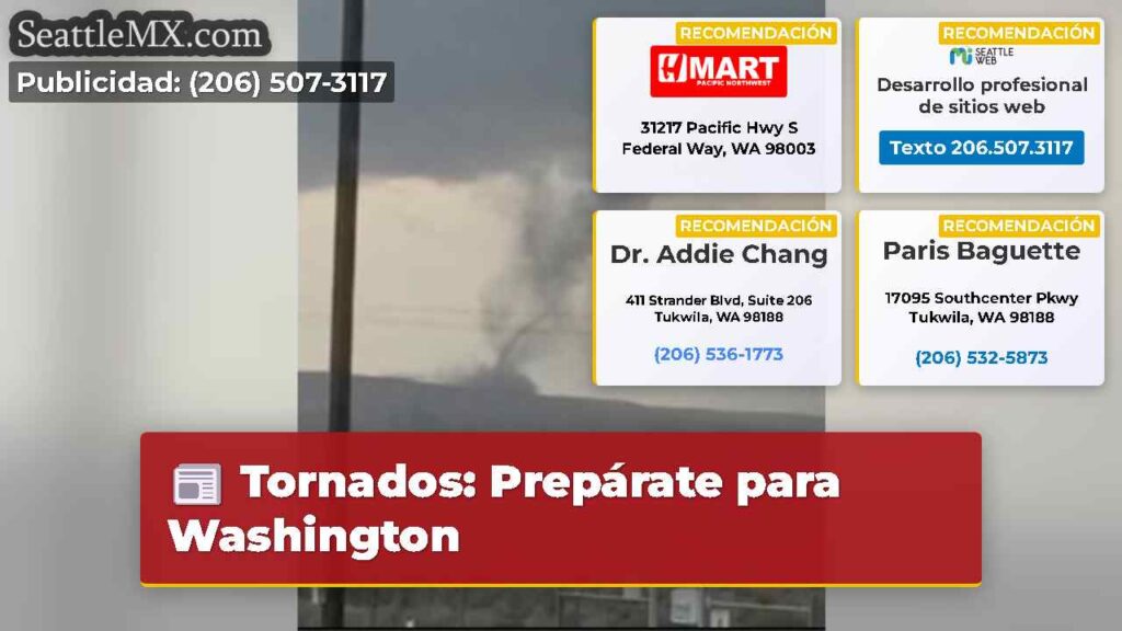 Tornados: Prepárate para Washington