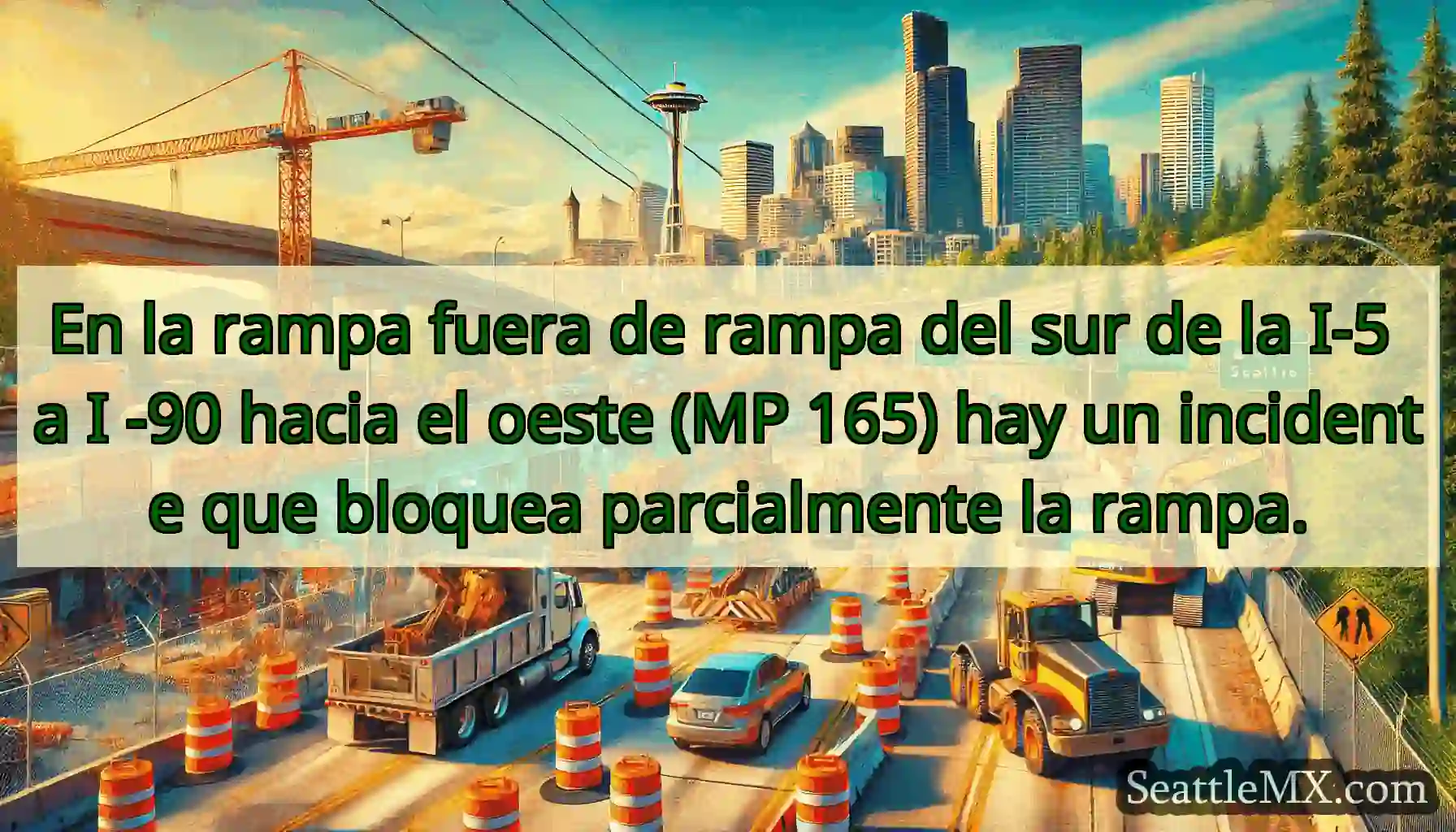 En la rampa fuera de rampa del sur de la I-5 a I