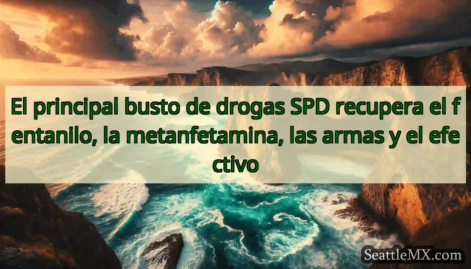 El principal busto de drogas SPD recupera el