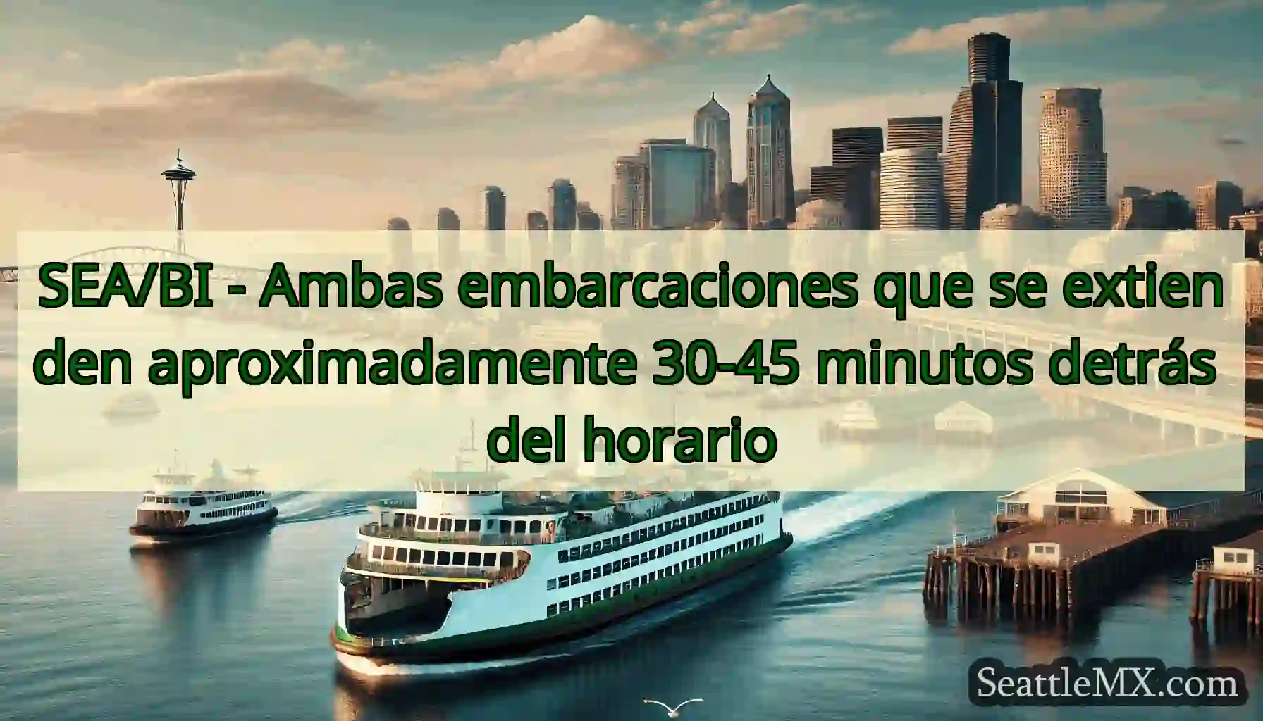 SEA/BI - Ambas embarcaciones que se extienden