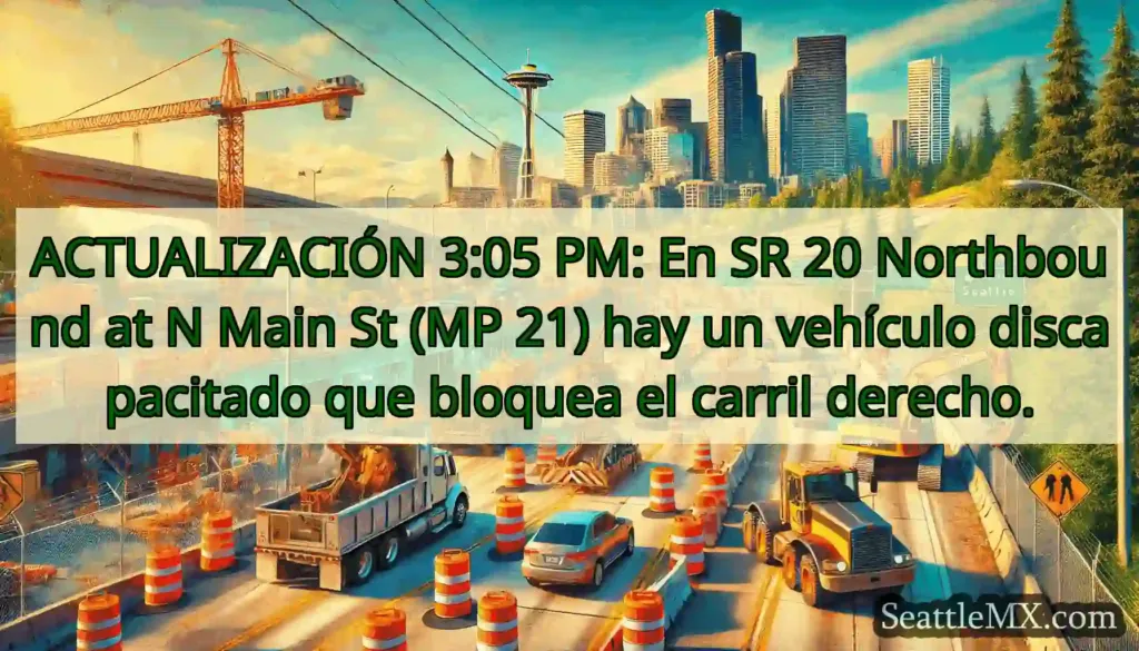 ACTUALIZACIÓN 3:05 PM: En SR 20 Northbound at N