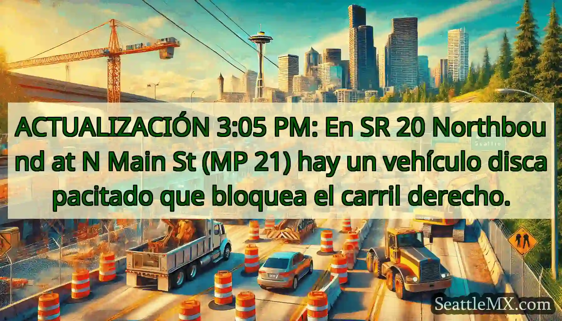ACTUALIZACIÓN 3:05 PM: En SR 20 Northbound at N