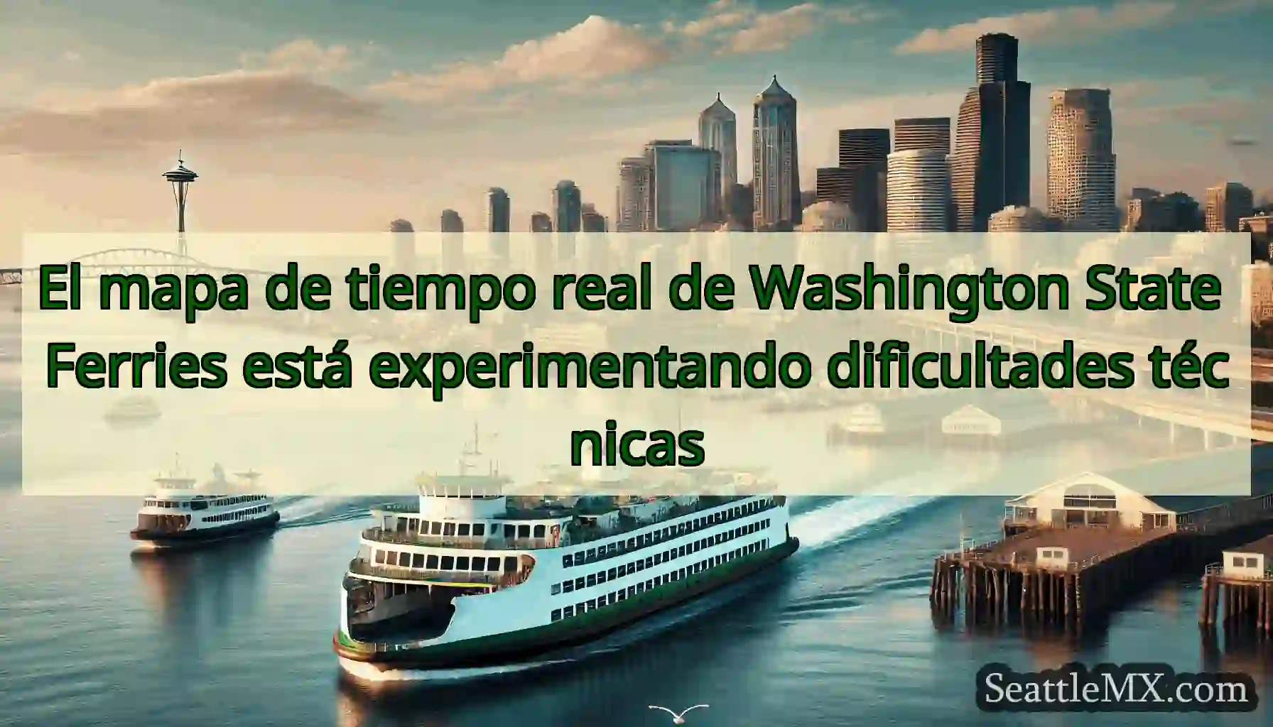 El mapa de tiempo real de Washington State