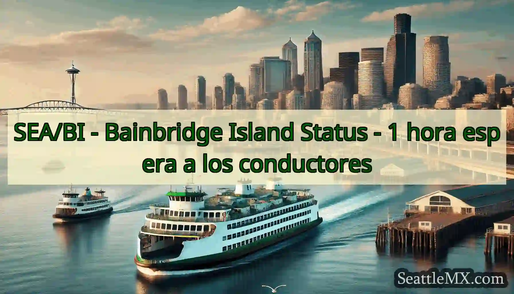 SEA/BI - Bainbridge Island Status - 1 hora espera