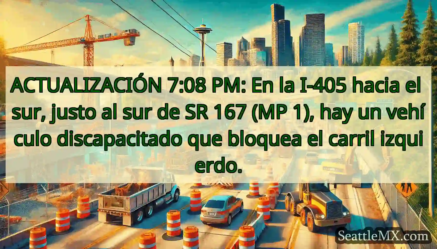 ACTUALIZACIÓN 7:08 PM: En la I-405 hacia el sur,