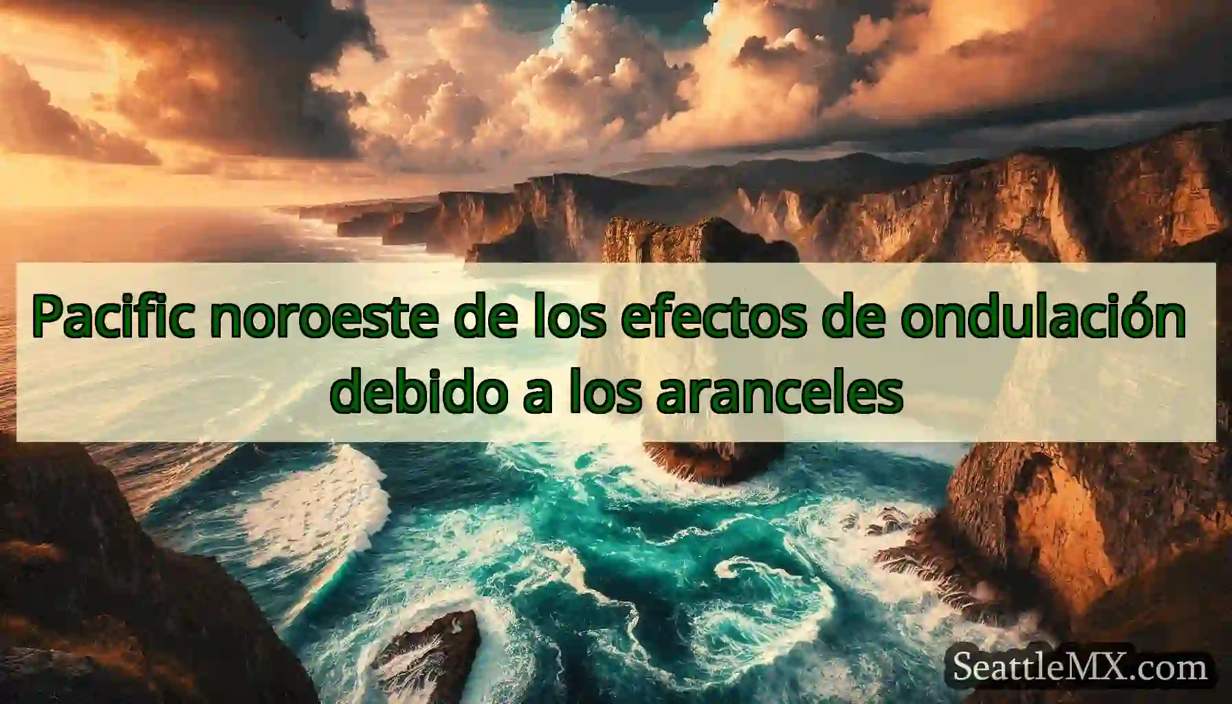 Pacific noroeste de los efectos de ondulación