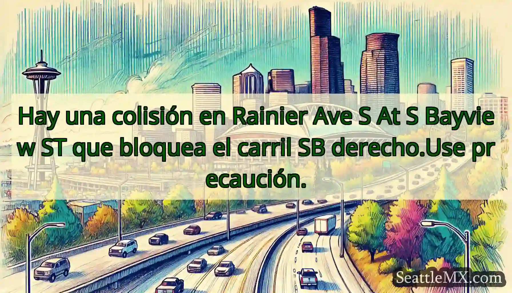 Hay una colisión en Rainier Ave S At S Bayview ST