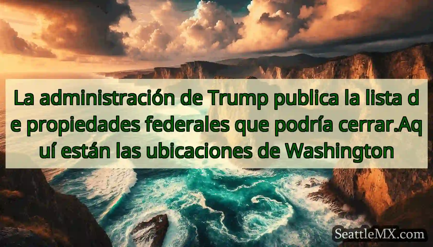 La administración de Trump publica la lista de