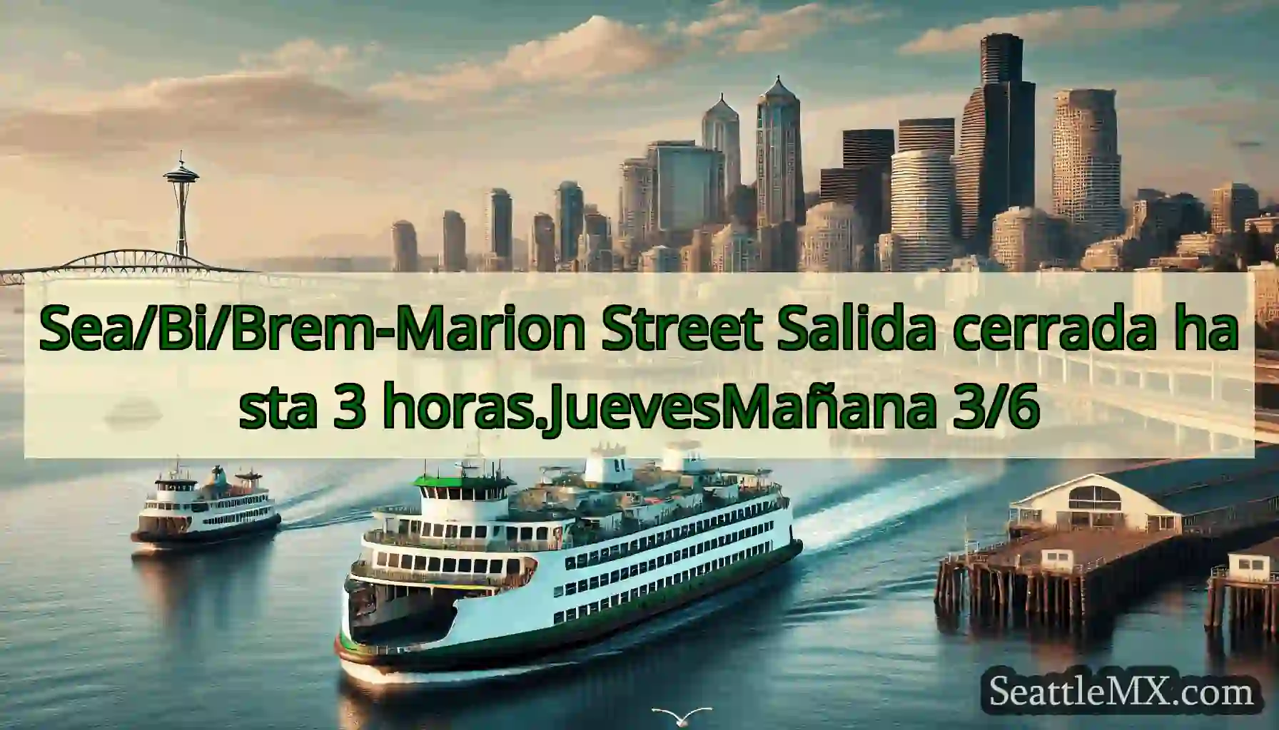 Sea/Bi/Brem-Marion Street Salida cerrada hasta 3