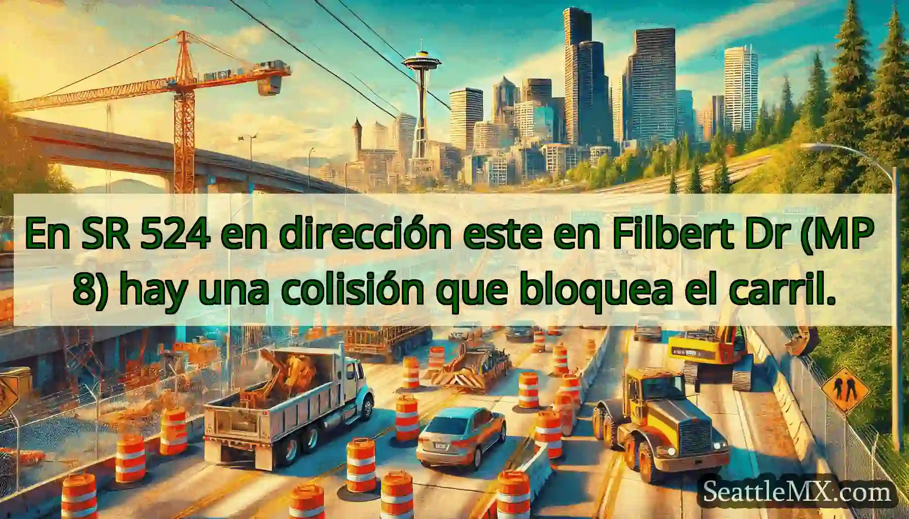 En SR 524 en dirección este en Filbert Dr (MP 8)