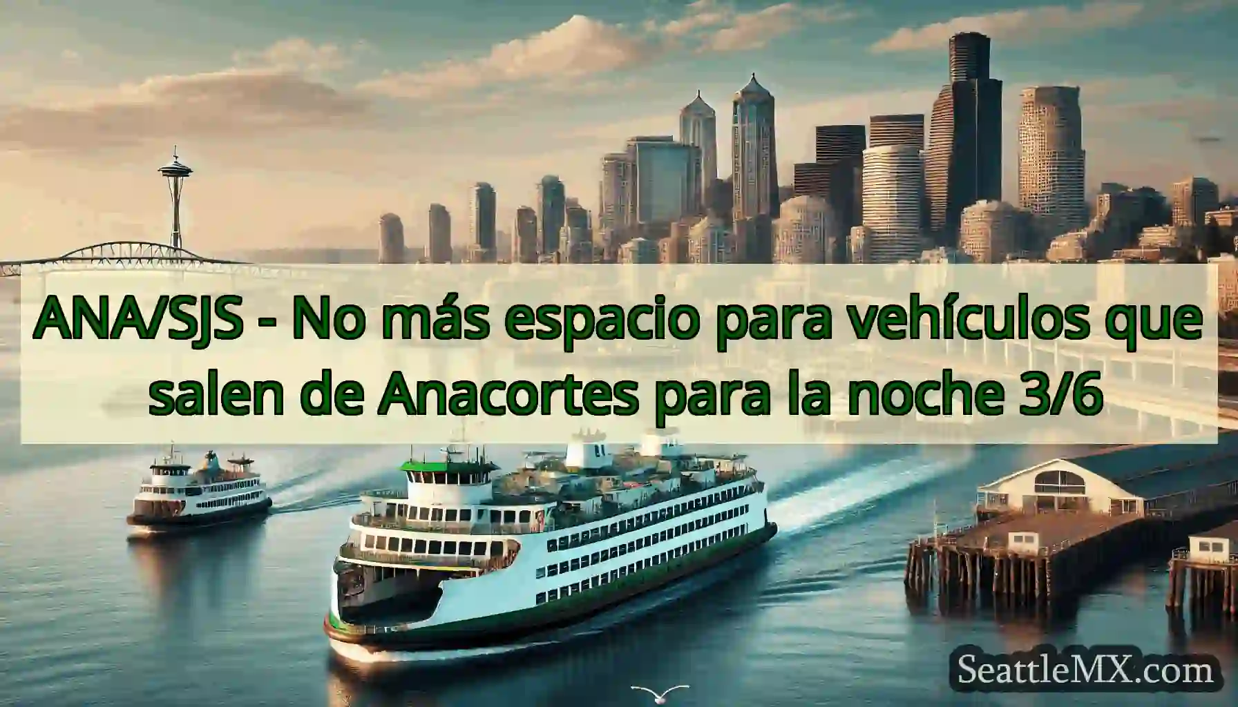 ANA/SJS - No más espacio para vehículos que salen