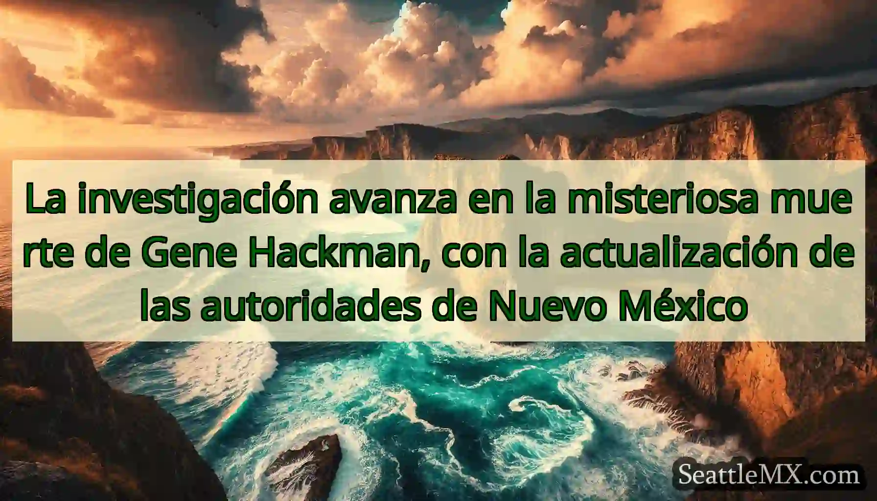 La investigación avanza en la misteriosa muerte