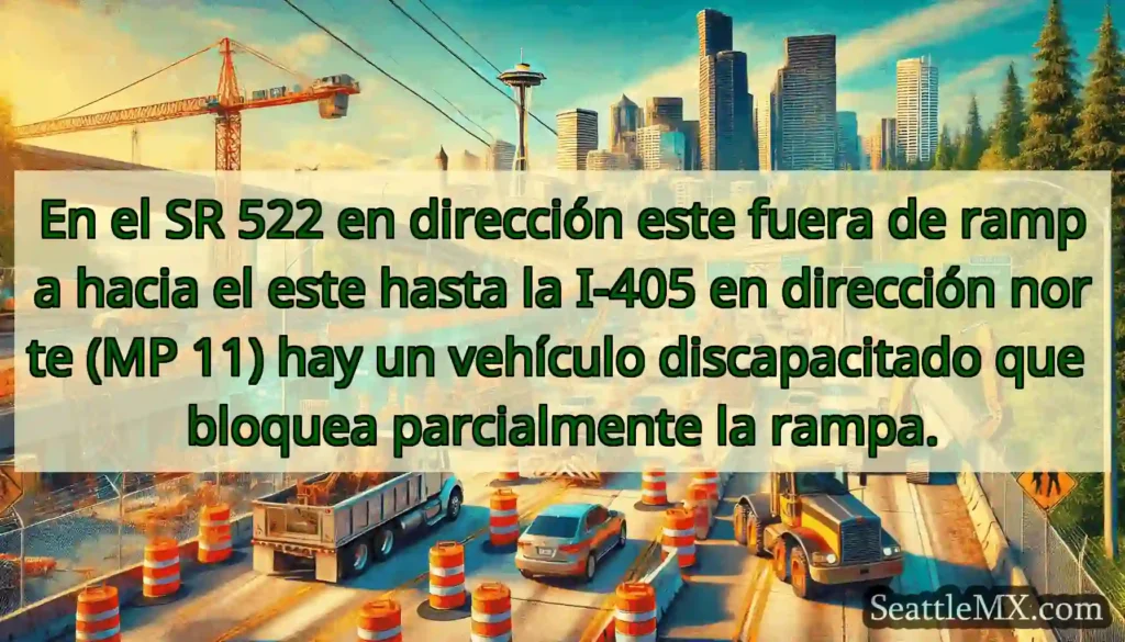 En el SR 522 en dirección este fuera de rampa