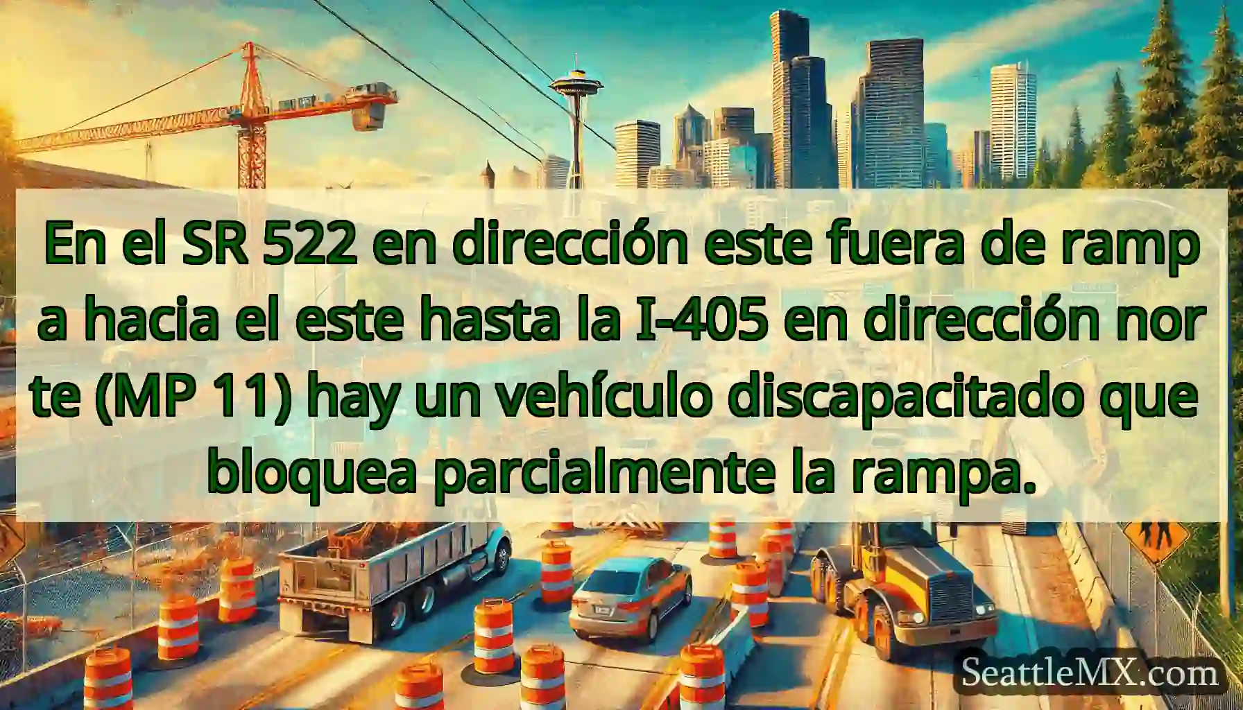 En el SR 522 en dirección este fuera de rampa
