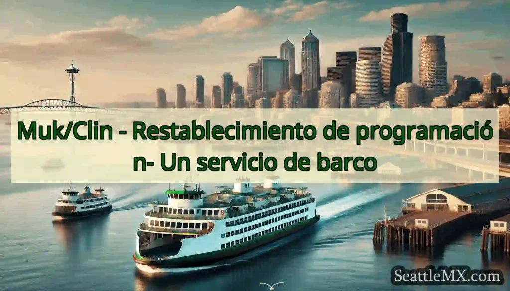 Muk/Clin - Restablecimiento de programación- Un
