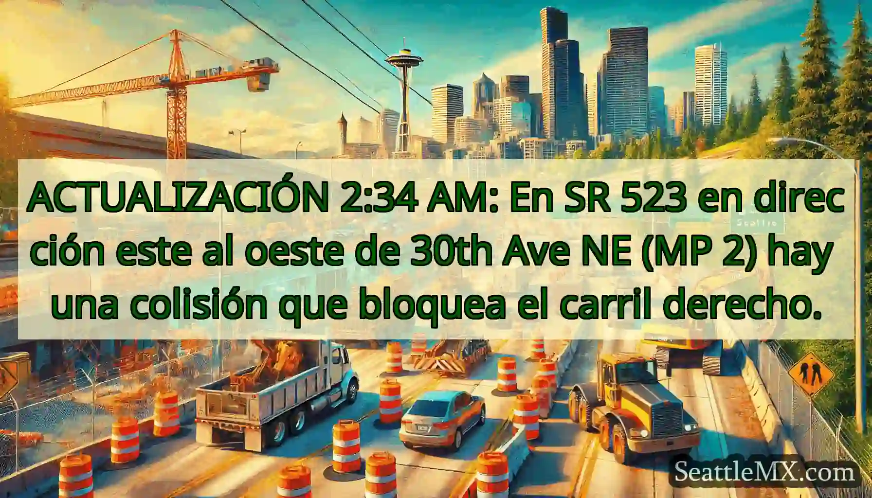 ACTUALIZACIÓN 2:34 AM: En SR 523 en dirección