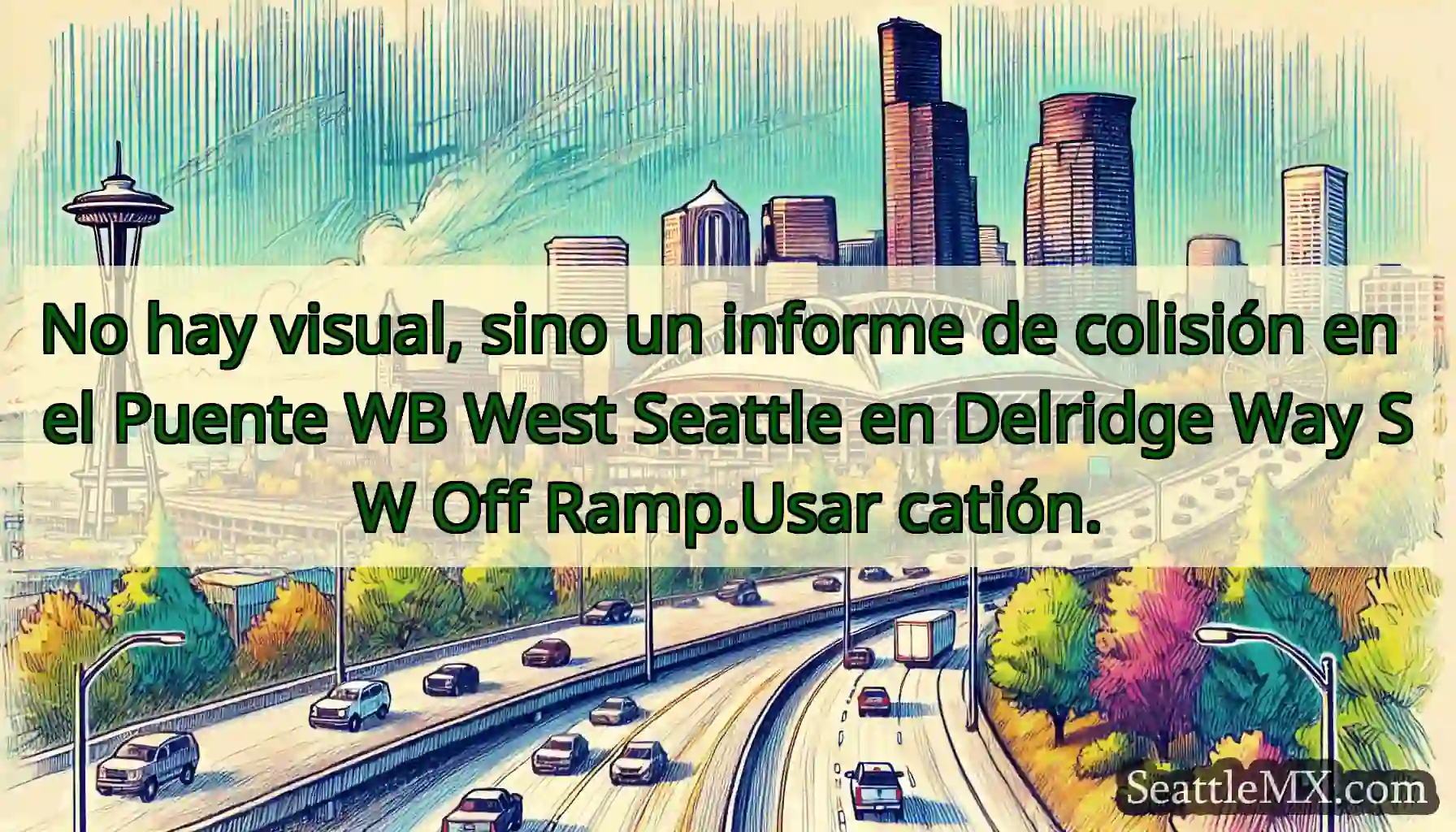 No hay visual, sino un informe de colisión en el