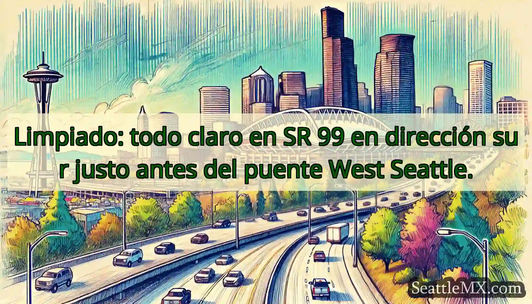 Limpiado: todo claro en SR 99 en dirección sur