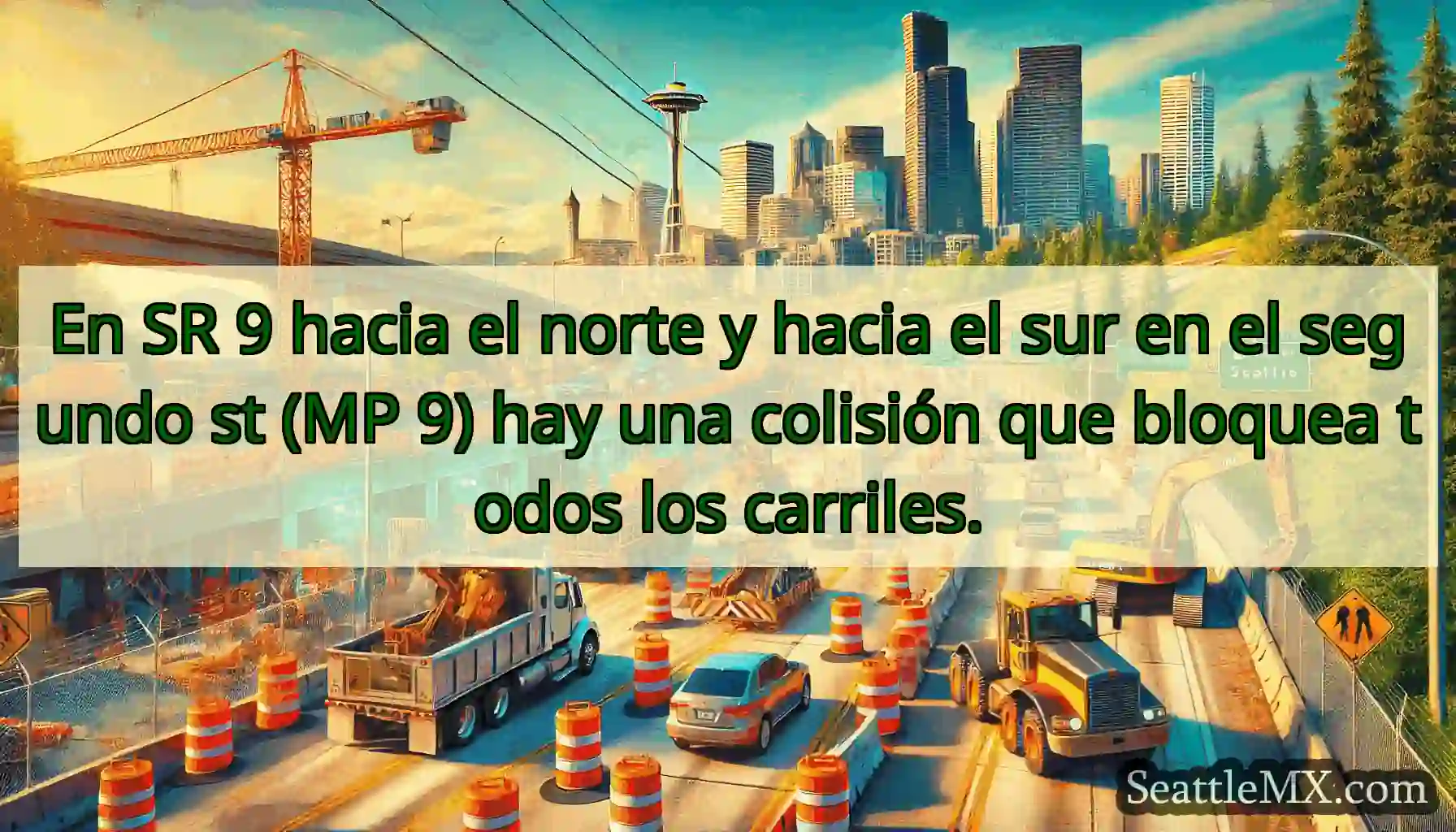 En SR 9 hacia el norte y hacia el sur en el