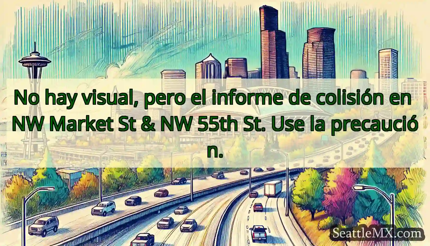 No hay visual, pero el informe de colisión en NW