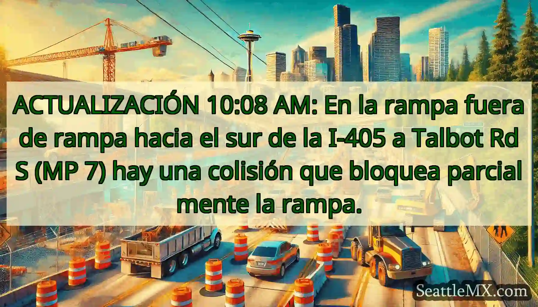 ACTUALIZACIÓN 10:08 AM: En la rampa fuera de