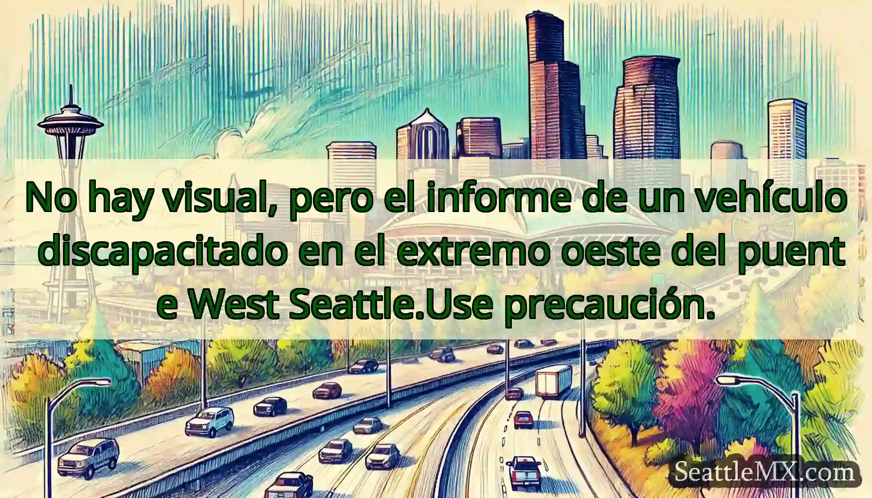 No hay visual, pero el informe de un vehículo