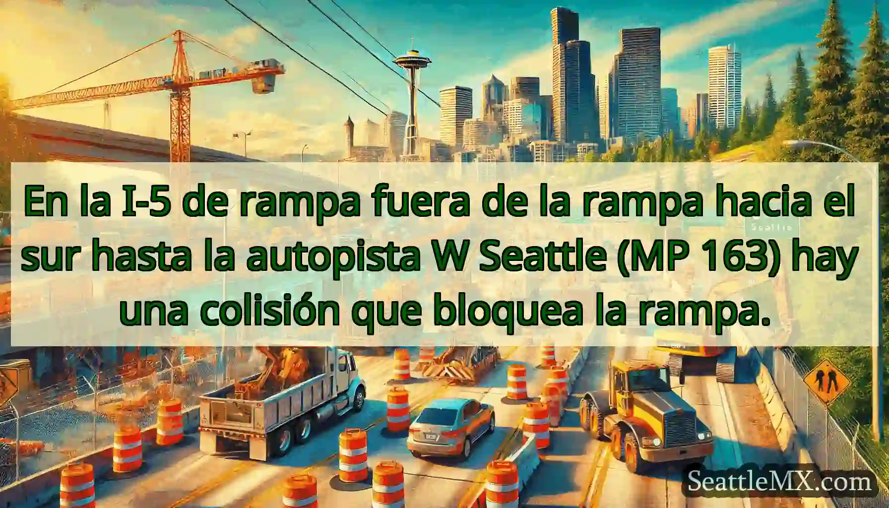 En la I-5 de rampa fuera de la rampa hacia el sur