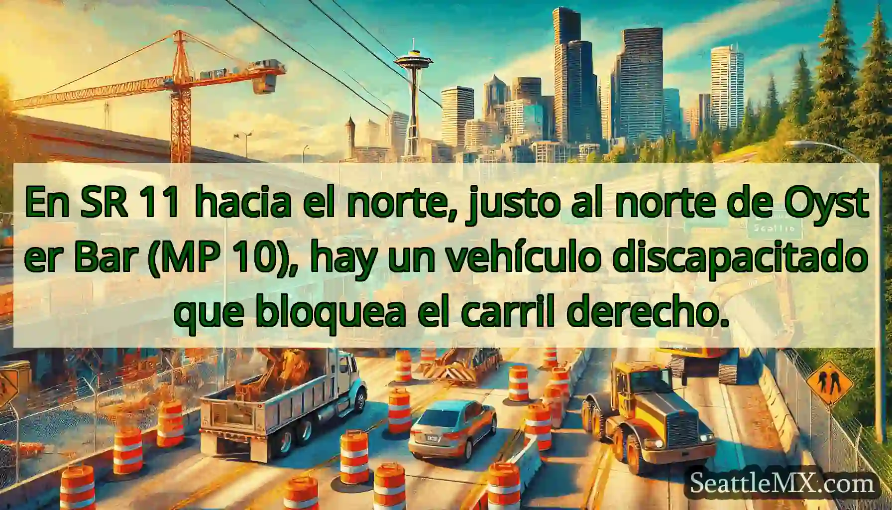 En SR 11 hacia el norte, justo al norte de Oyster
