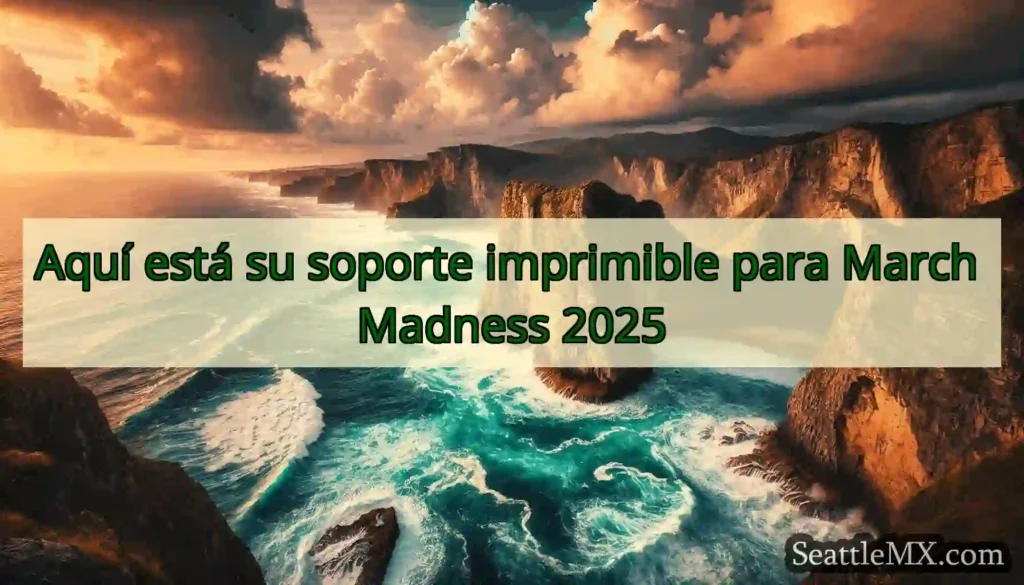 Aquí está su soporte imprimible para March