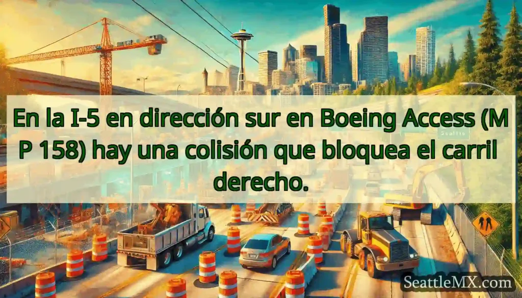En la I-5 en dirección sur en Boeing Access (MP