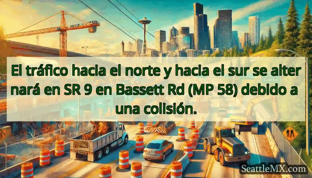 El tráfico hacia el norte y hacia el sur se