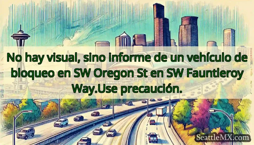 No hay visual, sino informe de un vehículo de