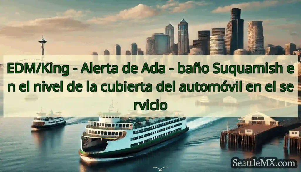 EDM/King - Alerta de Ada - baño Suquamish en el