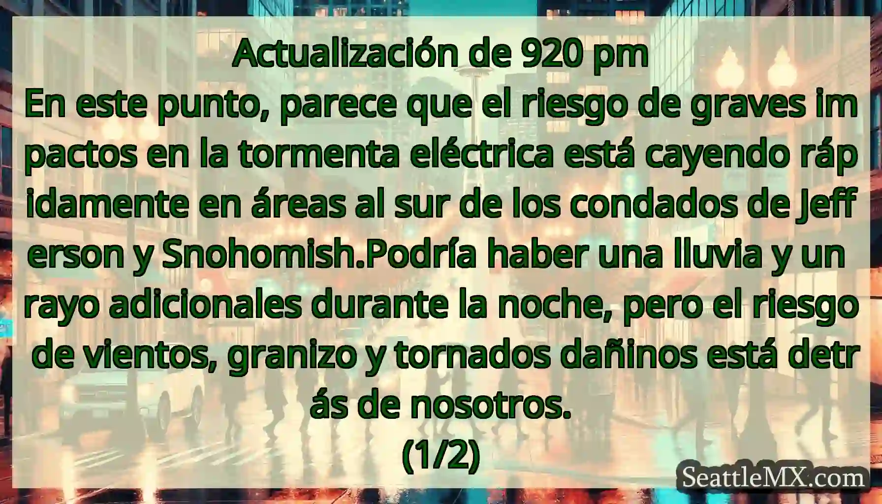 Actualización de 920 pm