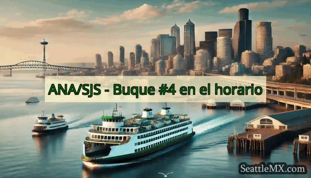 ANA/SJS - Buque #4 en el horario