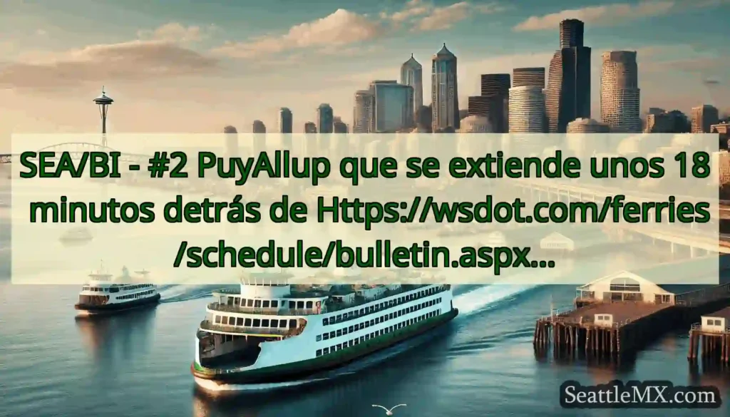SEA/BI - #2 PuyAllup que se extiende unos 18