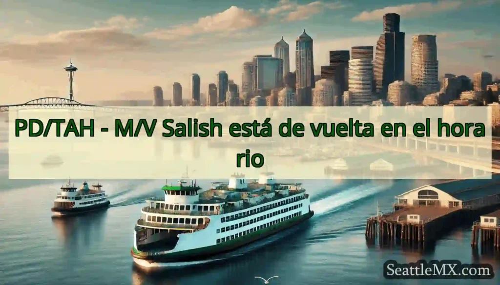 PD/TAH - M/V Salish está de vuelta en el horario