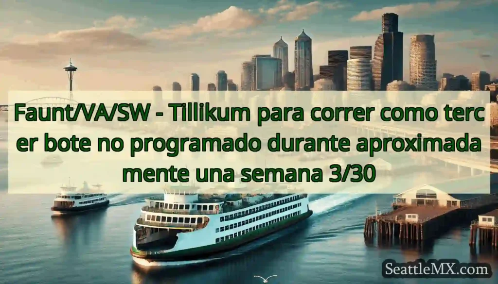Faunt/VA/SW - Tillikum para correr como tercer