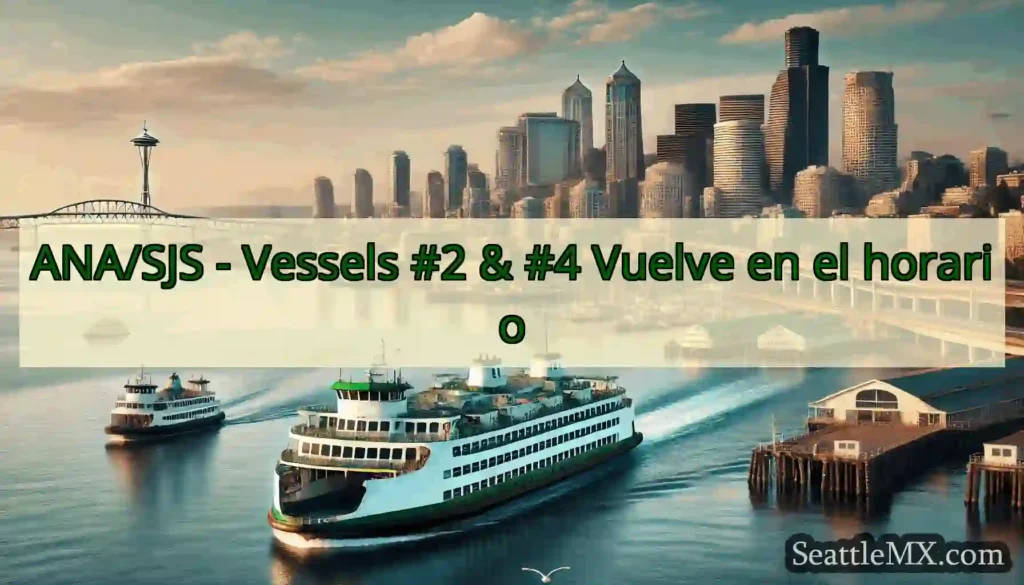 ANA/SJS - Vessels #2 & #4 Vuelve en el horario
