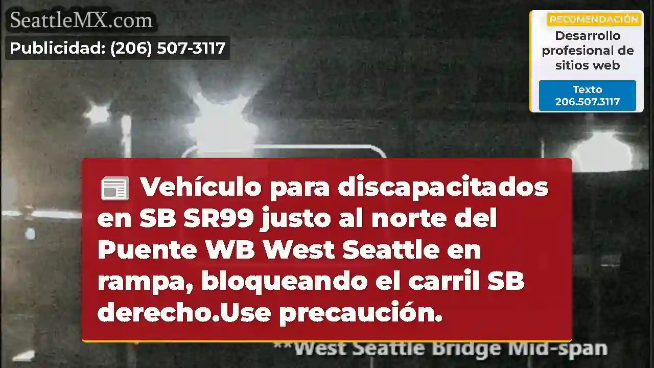 Vehículo para discapacitados en SB SR99 justo al