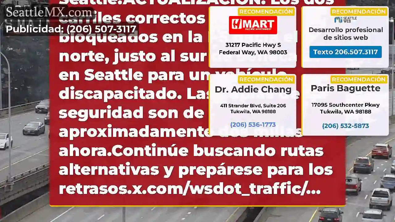 Claro: los dos carriles correctos han reabierto
