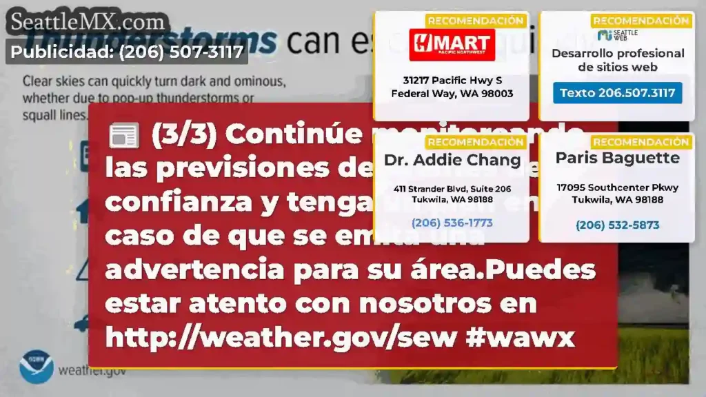 (3/3) Continúe monitoreando las previsiones de