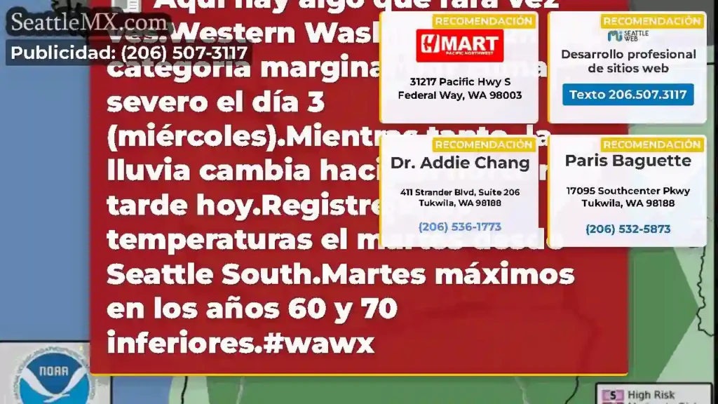 Aquí hay algo que rara vez ves.Western Washington
