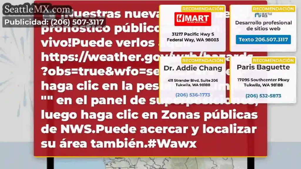 ¡Nuestras nuevas zonas de pronóstico público
