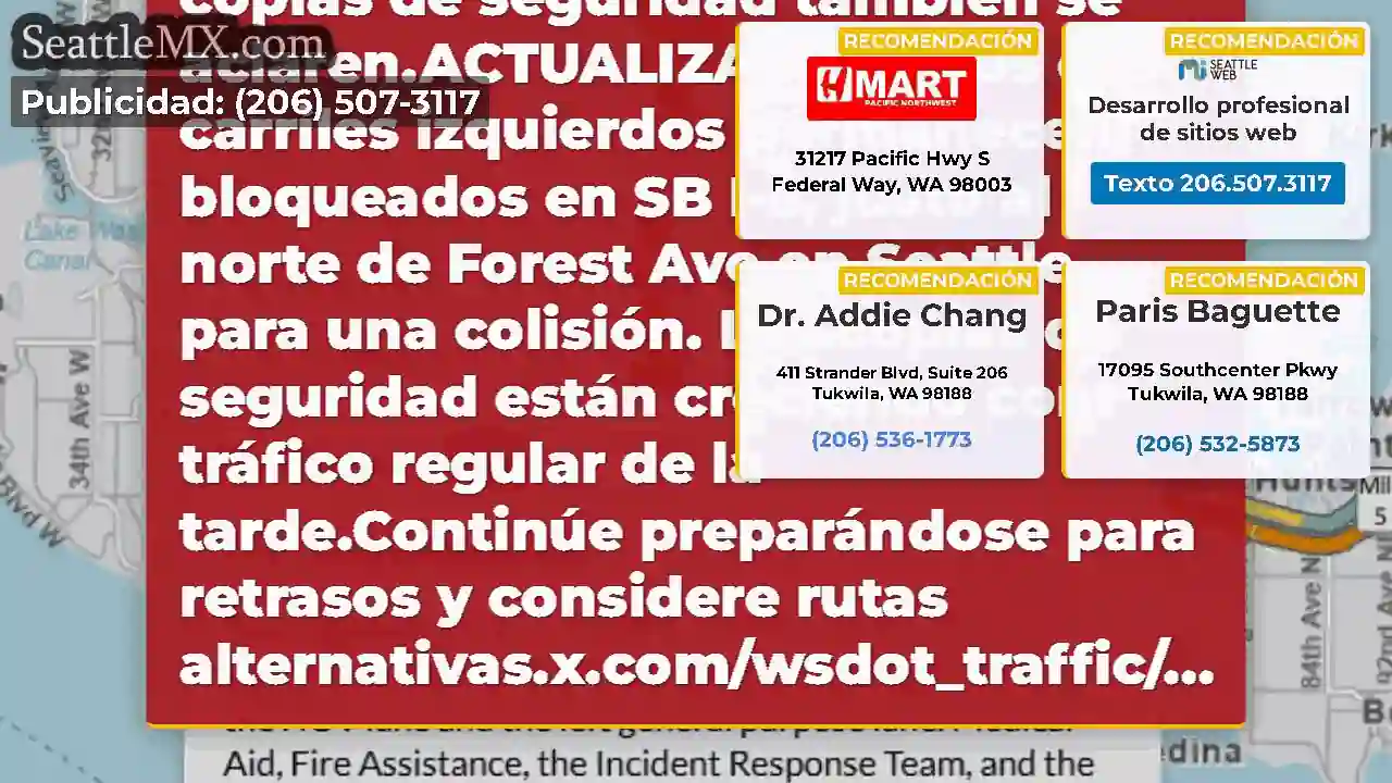 Claro: los dos carriles izquierdos han reabierto