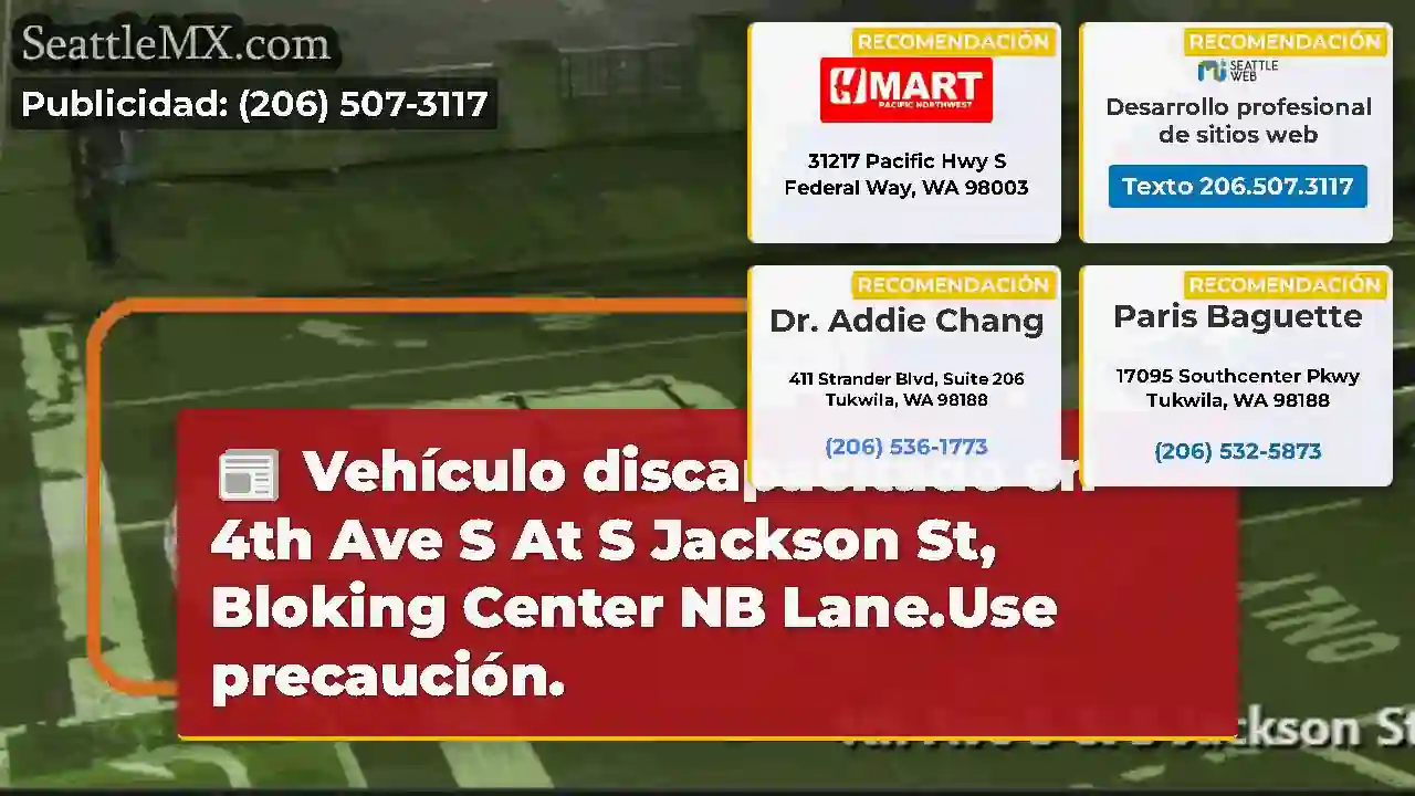 Vehículo discapacitado en 4th Ave S At S Jackson