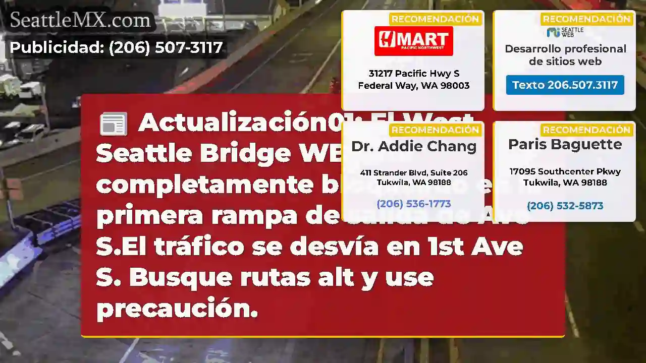 Actualización01: El West Seattle Bridge WB está
