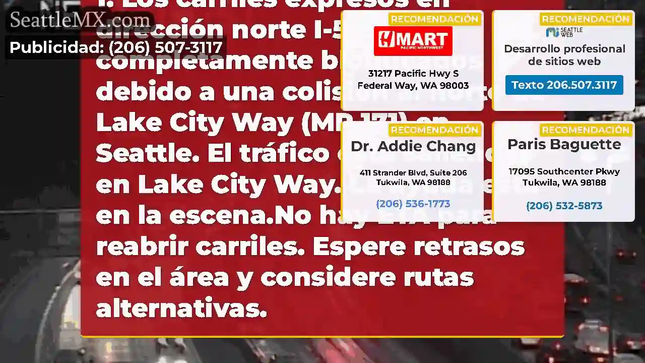 Limpiado: todos los carriles en los carriles